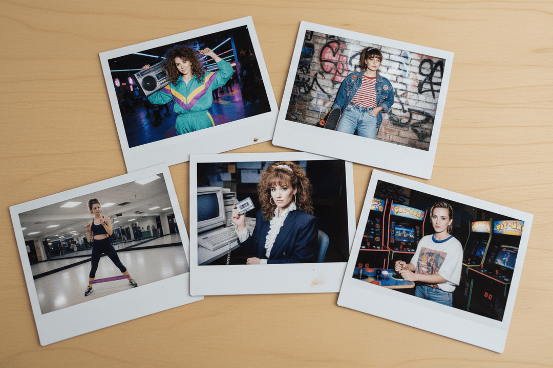 Polaroid Style Headshot Generator - AI-generated image